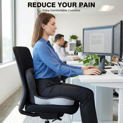 ZUAMEGU driver cushion on car seat shows non-slip bottom for secure seating