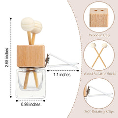 Zubebe clear glass diffuser bottle ideal for essential oils and perfumes
