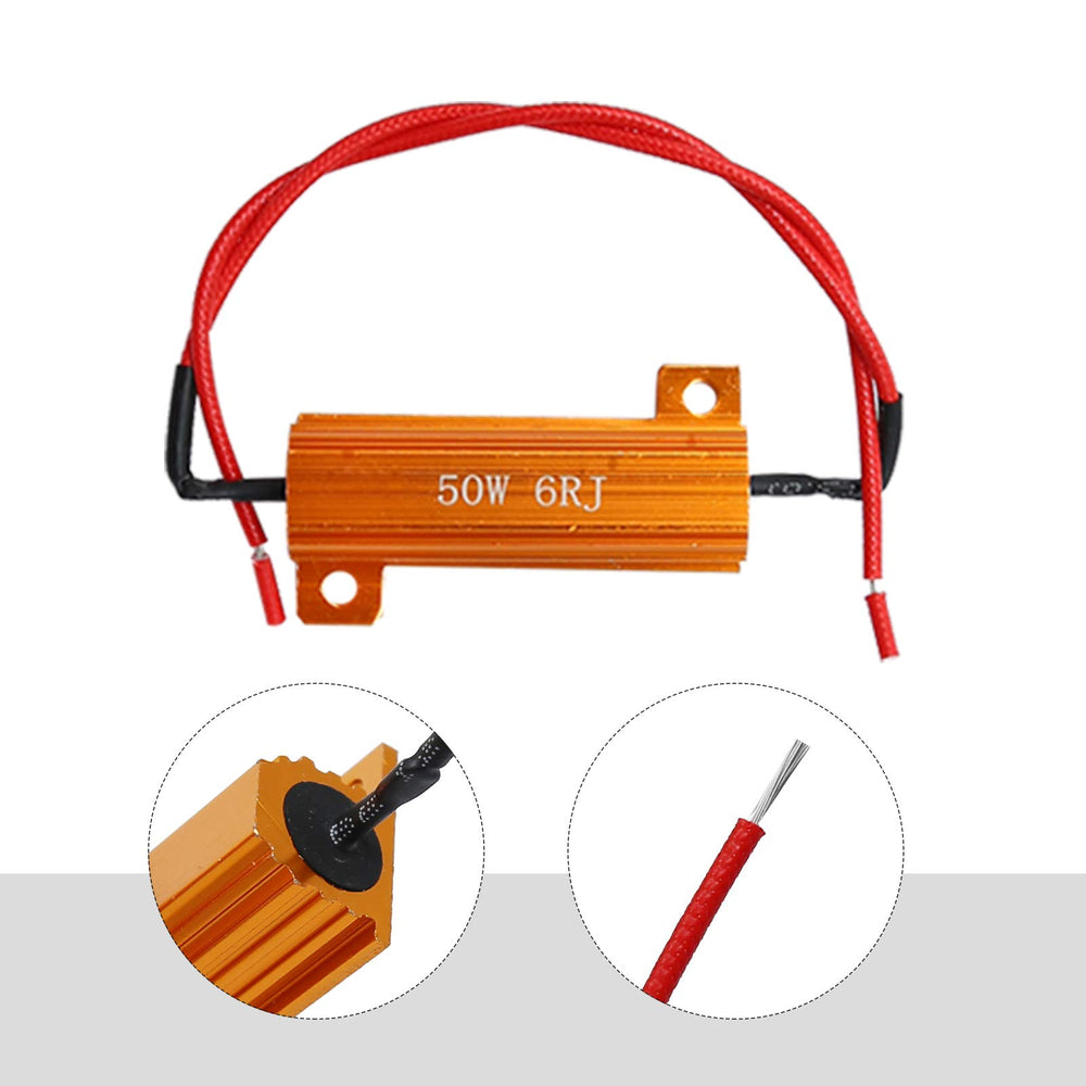 Compact eight-resistor pack displayed