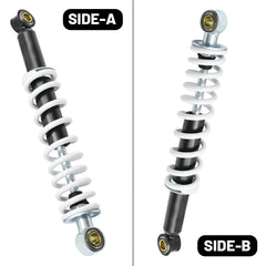 ZUDKSUY front shock assembly installed on ATV for smoother ride