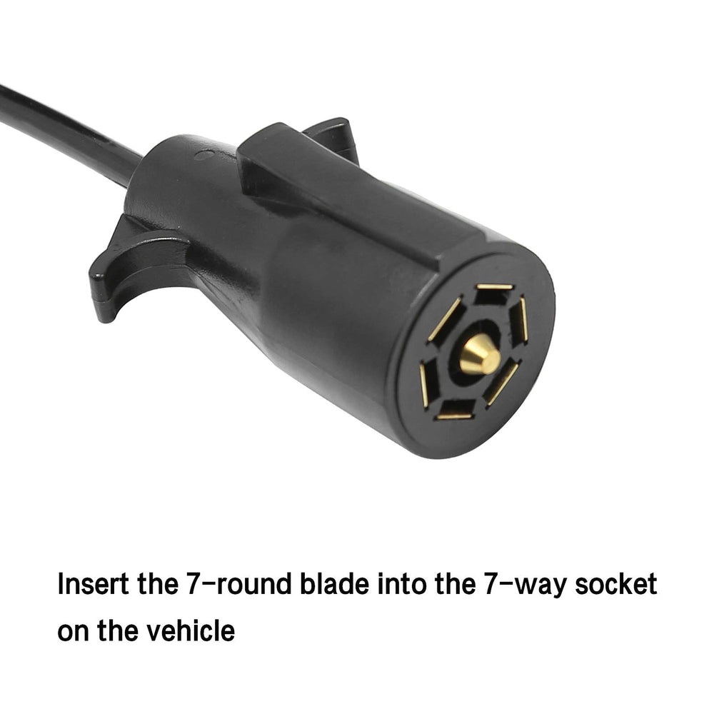 ZUDKSUY plug-and-play connector simplifies trailer wiring installation.