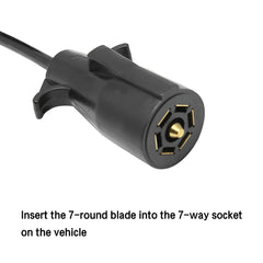 ZUDKSUY plug-and-play connector simplifies trailer wiring installation.