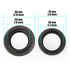 ZUDZUW GX460 front seal detail highlights high-quality seals for Lexus SUV.