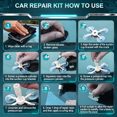 Zupooko repair liquid fills damage to improve windshield clarity and strength.