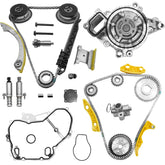 Zuverlass 2.4 Ecotec timing kit closeup showing precision components for Chevy, GMC, Buick engines.