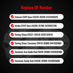 Zuverlass exhaust VVT sprocket 243702e020, durable timing control for even power delivery.