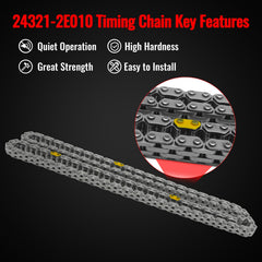 Zuverlass timing chain assembly 243212e010, OEM-style fit for seamless replacement.