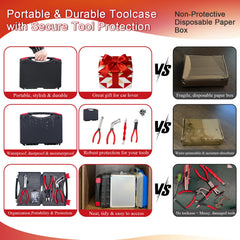 ZUWEFA professional auto repair tool set in a durable case