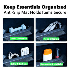Zuwok rear-left door box with soft liner cushions keys and small items