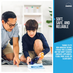 Zwipes 924 kitchen microfiber cloth ideal for countertops and spills