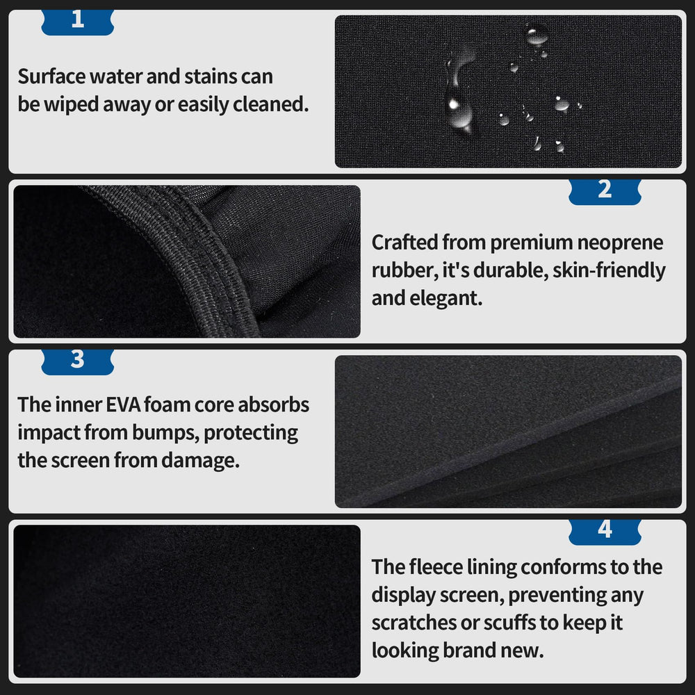 ZXCTETO elastic strap secure-fit cover keeps screens steady