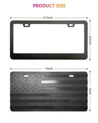 ZXFOOG 3D-embossed USA flag pattern showcases bold patriotism on road.