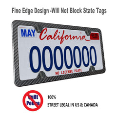 ZXFOOG carbon fiber frame side view highlighting slim edge profile