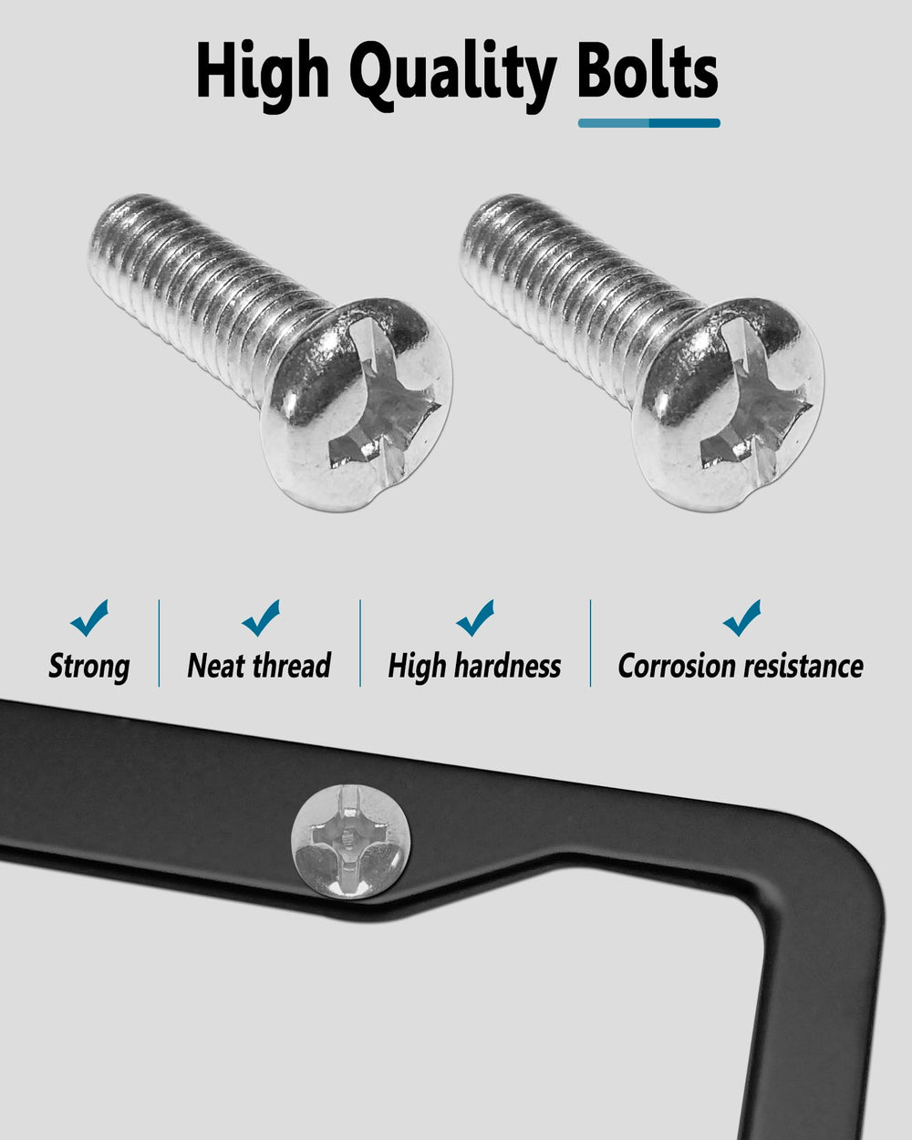 ZXFOOG heavy-duty aluminum frame closeup shows 1.3mm thickness for durable daily use