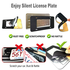 ZXFOOG rattle-proof pad on back reduces vibration and protects paint