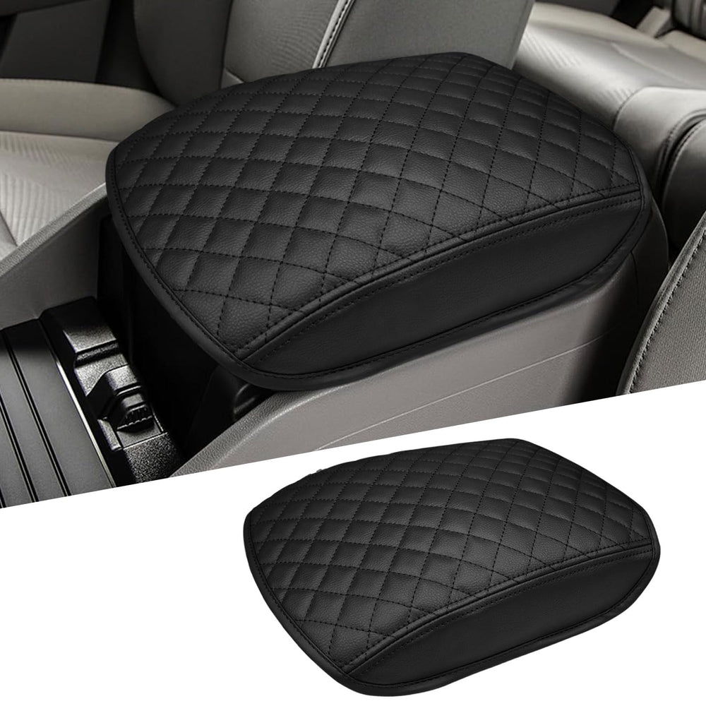 Zxiaochun center console cover for Honda Pilot 2009-2015 provides long-drive leather comfort.