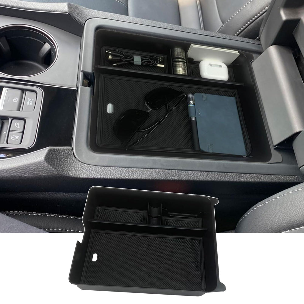 Zxiaochun center console organizer for Honda Pilot keeps wallets and keys neatly sorted.