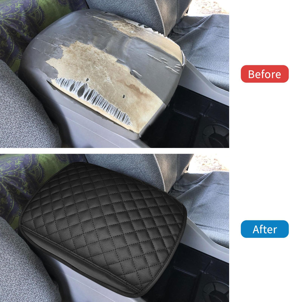 Zxiaochun leather armrest lid offers full console protection with a premium look.