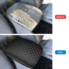 Zxiaochun leather armrest lid offers full console protection with a premium look.