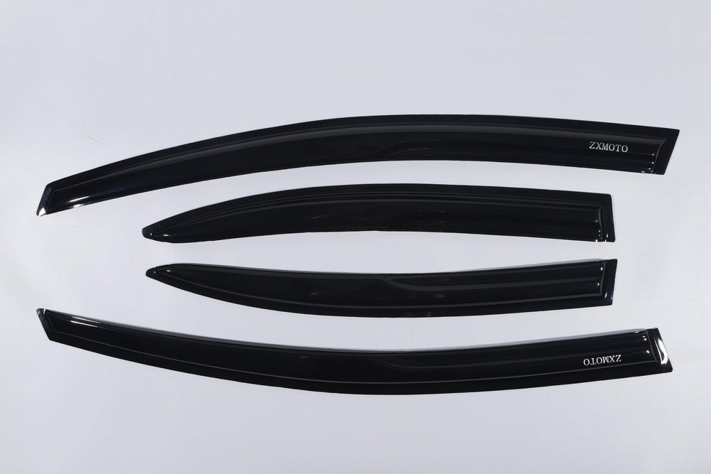 ZXMOTO rain guards on Civic 2006-2011 front right, keeps rain out while airflow.