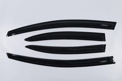 ZXMOTO rain guards on Civic 2006-2011 front right, keeps rain out while airflow.