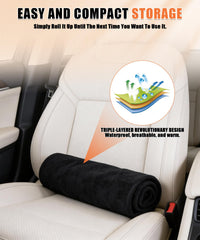 ZXRAINY built-in strap enables compact storage in the glove box.