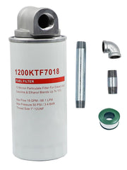 ZXTQWX 1200KTF7018 fuel filter assembly with filter head for clean fuel flow.