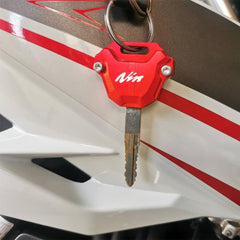 ZYAKOMO CNC key ring with fabric badge offering durable grip and easy retrieval.