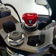ZYAKOMO CNC key shell housing with screws ready for quick installation.