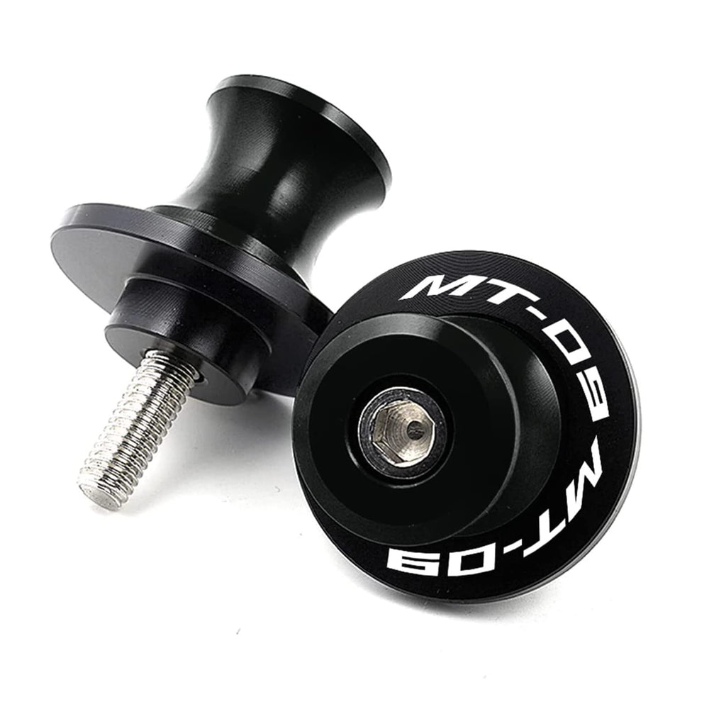 ZYAKOMO swingarm spools for Yamaha MT-09 and Tracer in black with secure parking use.