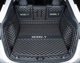 ZYCHUANGYING cargo mat for Tesla Model Y rear trunk cover protects carpet from spills