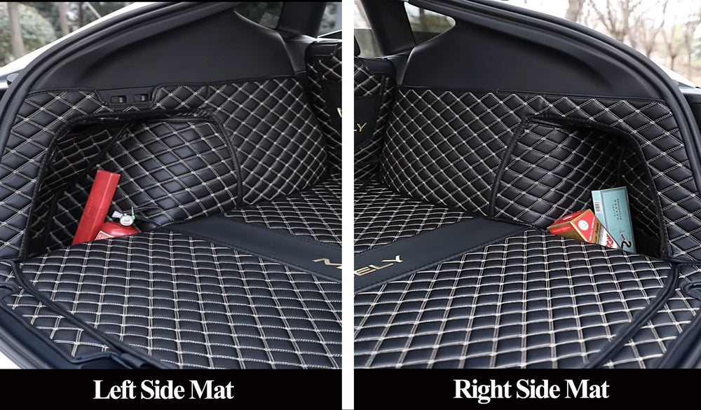 ZYCHUANGYING cargo mat for Tesla Model Y Velcro installation for secure setup