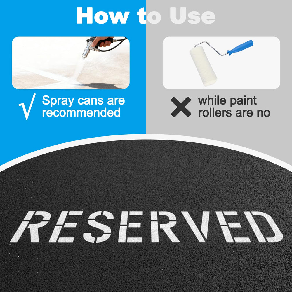 ZYIDBNG multi-use parking stencil suits contractors and DIY driveway projects.