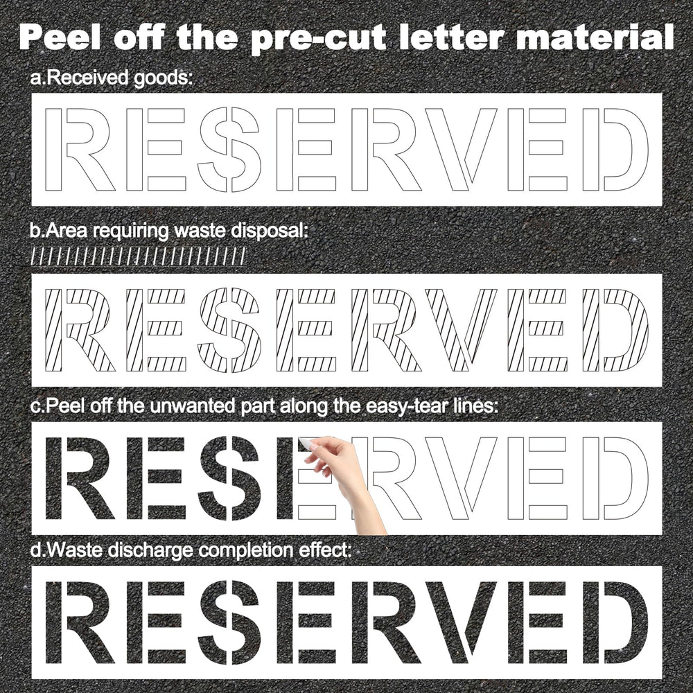 ZYIDBNG PET stencil durability resists wear for repeated outdoor use.