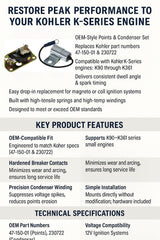 ZYKORNIUM Kohler K301-K-series points-condenser set with drop-in fit.