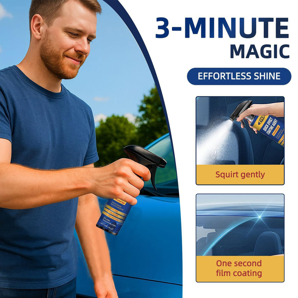 Zykr Nano Quick Coat gloss-depth enhances vehicle shine and clarity