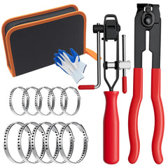 ZYLJHZ CV boot band tool assembly in a compact kit for versatile car repairs.