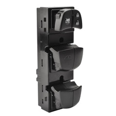 ZyloPlinx driver-side master switch close-up showing one-touch window control for Sentra.