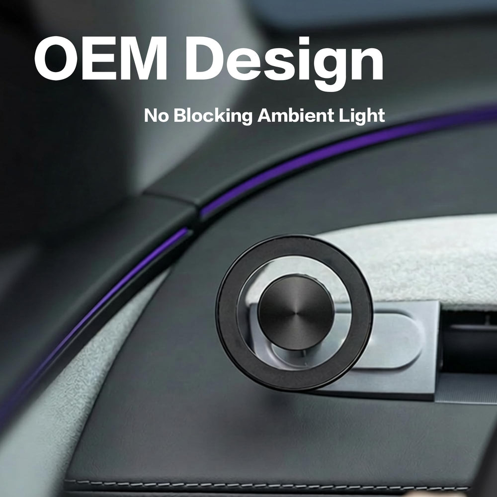 soft contact surfaces protect trim while mounting the device.