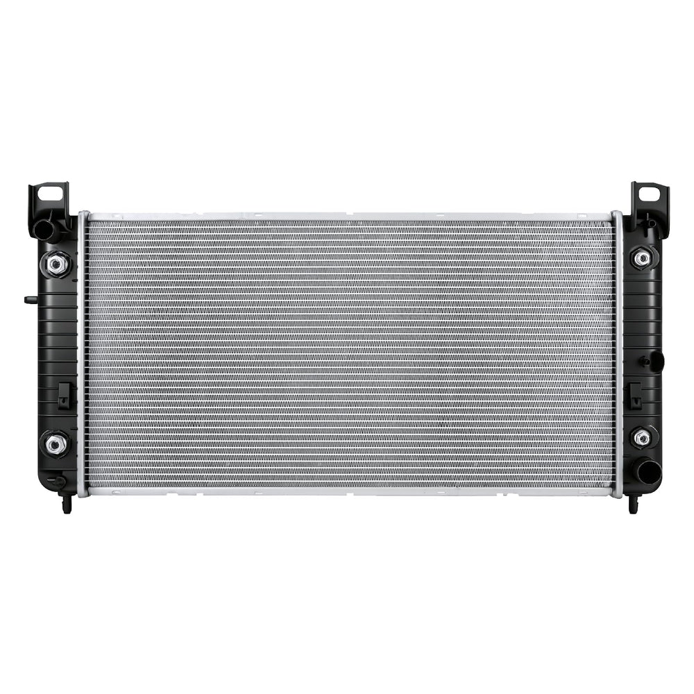 Zynrako CU2370 34'' radiator front view with robust core for heavy cooling