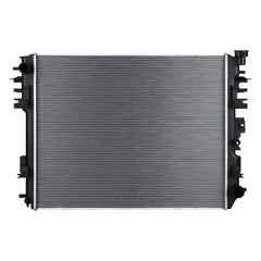 Zynrako engine coolant radiator front view improves cooling efficiency for Dodge Ram