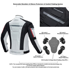Inside view with removable warmth liner of Zyxformis jacket for all-season use