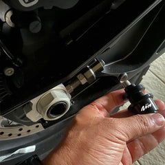 ZYAKOMO rear stand accessory improves stability during parking.