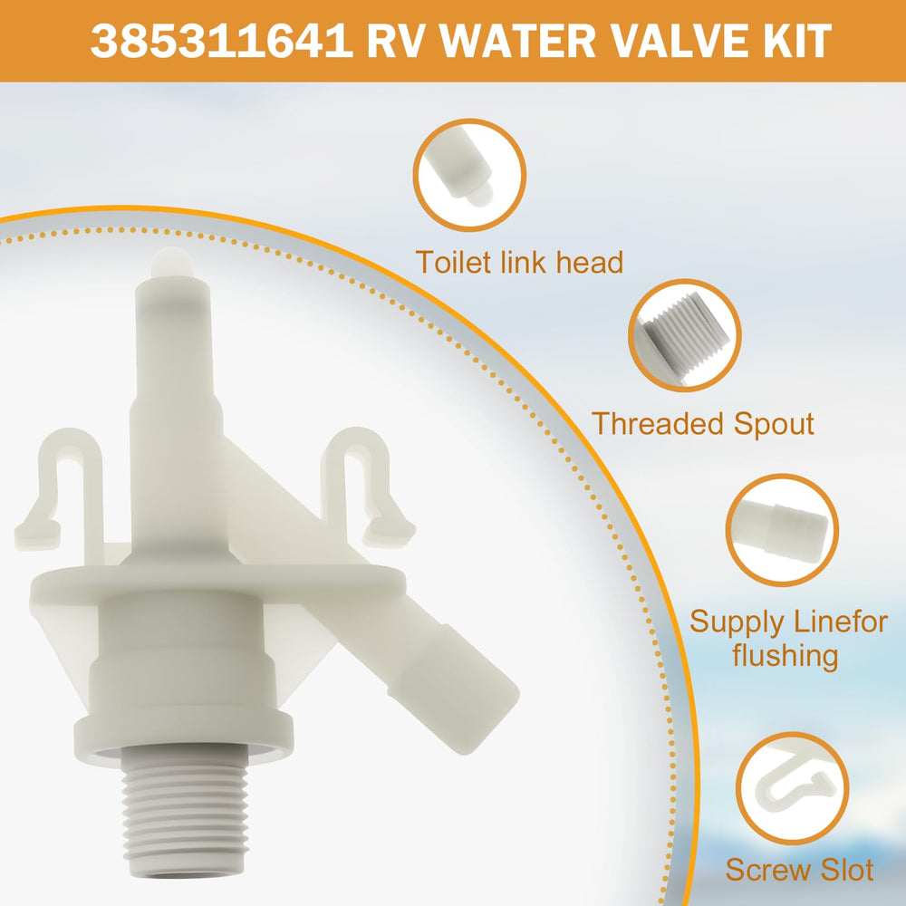 Zzyyldu ultrasonic seal valve kit highlighting quick install and durable sealing for RV use