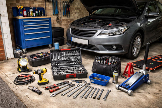 Affordable garage tools and workshop equipment kit