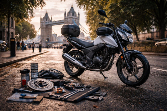 Budget commuter motorcycle parts and accessories in London