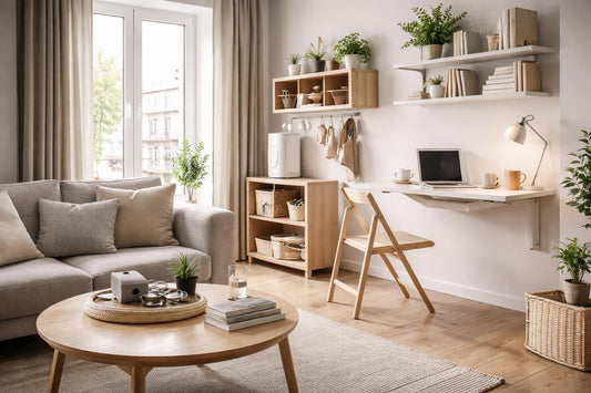 Compact interior accessories for small UK flats