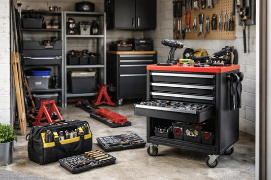compact garage tools and storage solutions