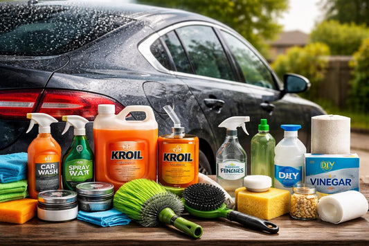 budget car detailing products and DIY alternatives