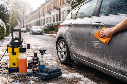 London car detailing for salt and scratch repair